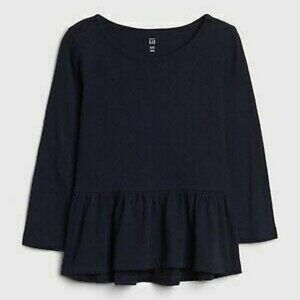 NEW Baby Gap Long Sleeve Drop Waist Ruffled Skirted Top shirt Galaxy Tee NWT 5T